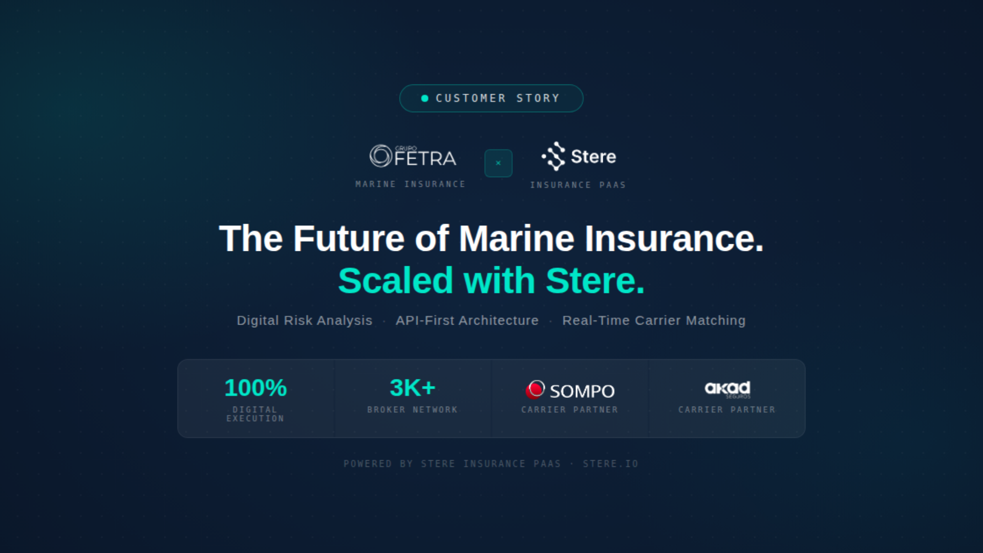 The Future of Marine Insurance: Fetra Scales Operations with Stere