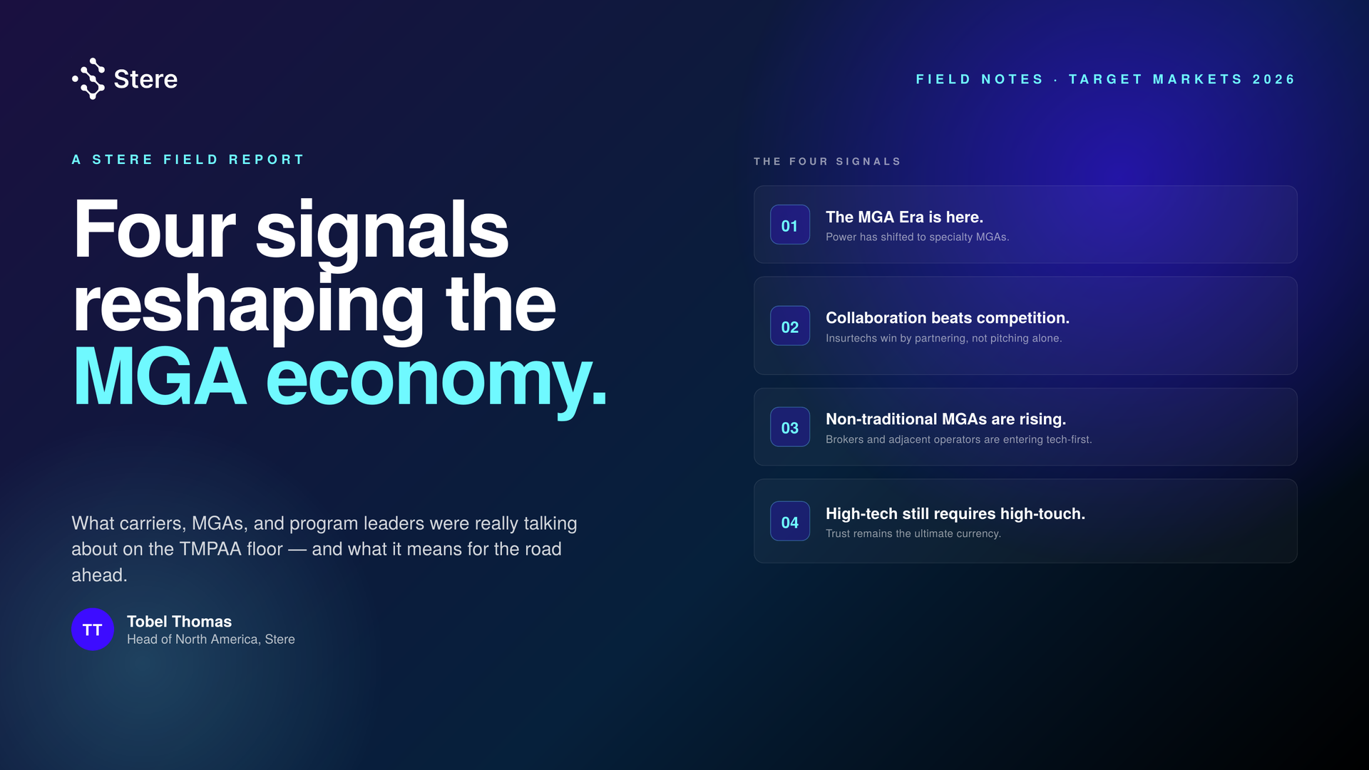 Four Signals Reshaping the MGA Economy